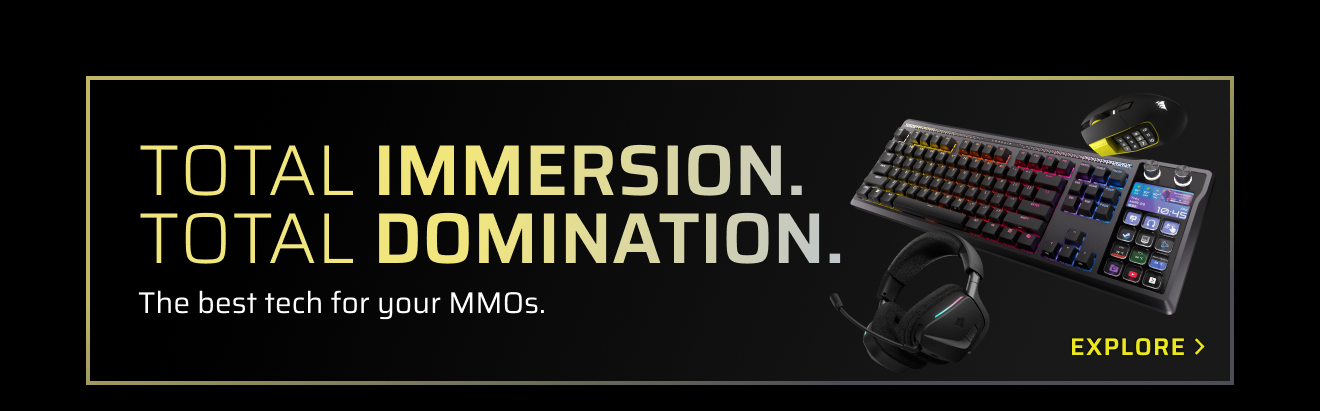Total Immersion. Total Domination. The best tech for your MMOs.