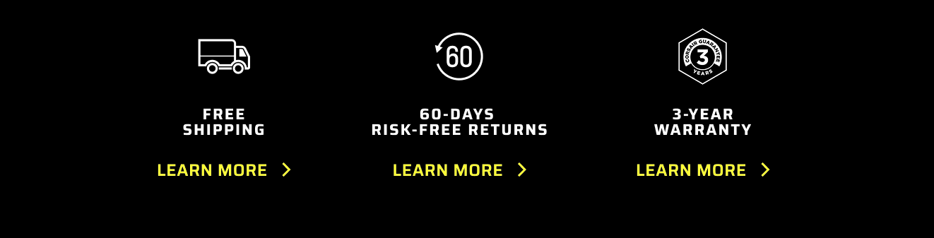 Free Shipping/60-Days  Risk-Free Returns/3-Year Warranty