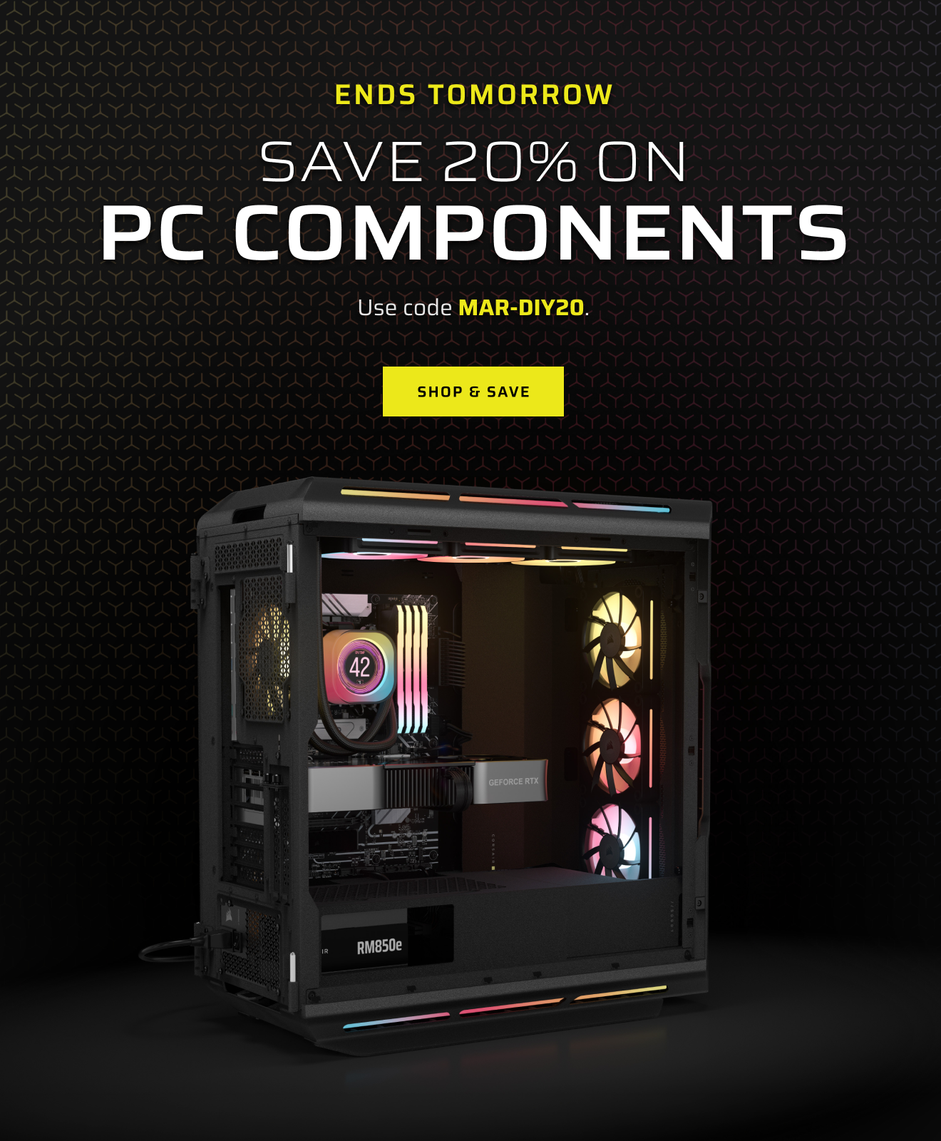 ENDS TOMORROW - Save 20% on pc components