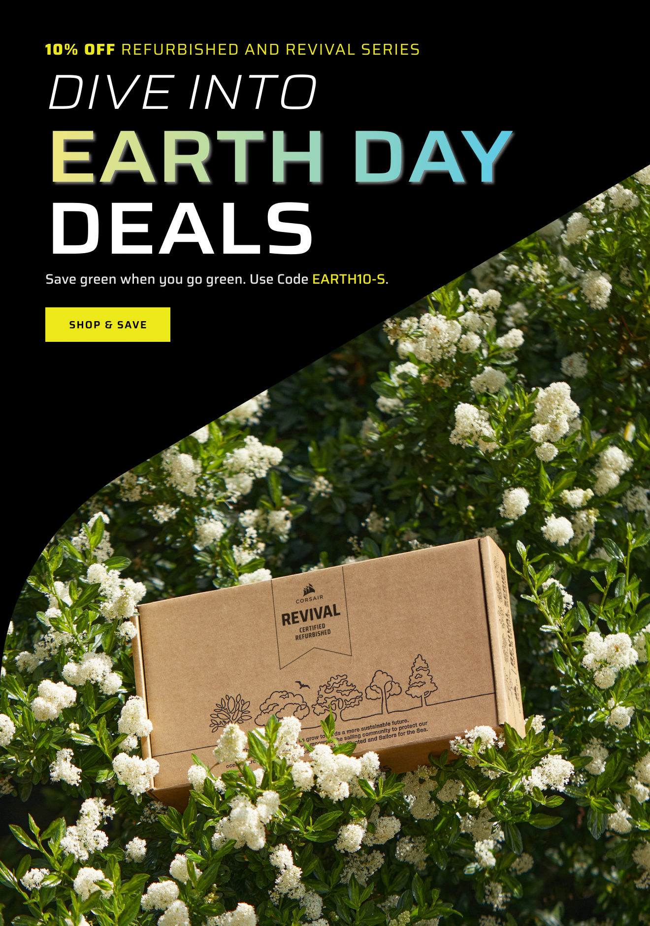 10% Off Refurbished and Revival Series Dive Into Earth Day Deals