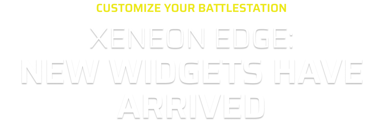 Xeneon Edge: New Widgets Have Arrived