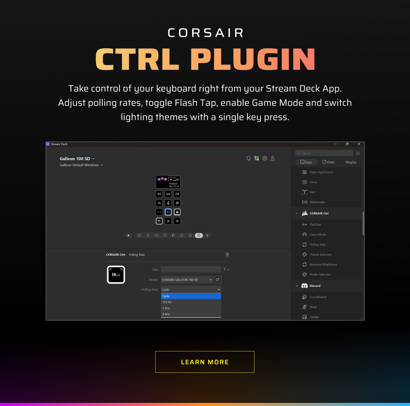 CORSAIR CTRL PLUGIN