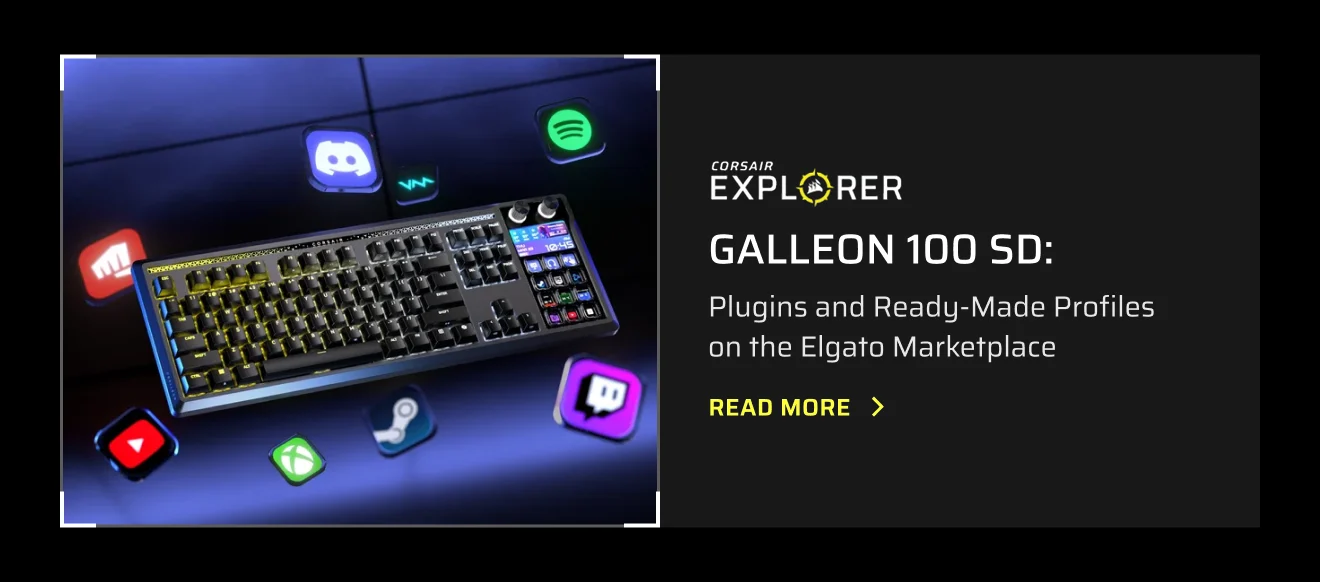 GALLEON 100 SD: Plugins and Ready-Made Profiles on the Elgato Marketplace