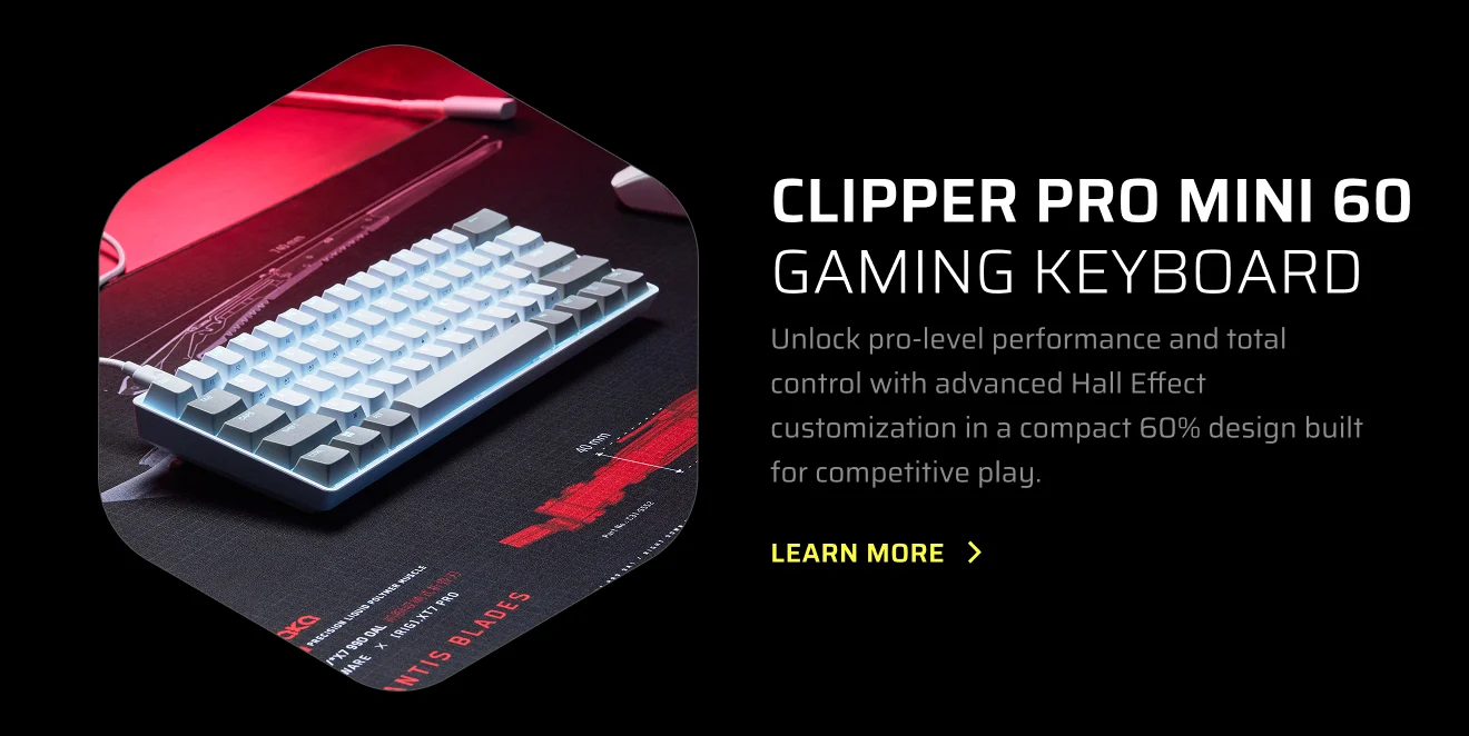 CLIPPER PRO MINI 60 GAMING KEYBOARD 