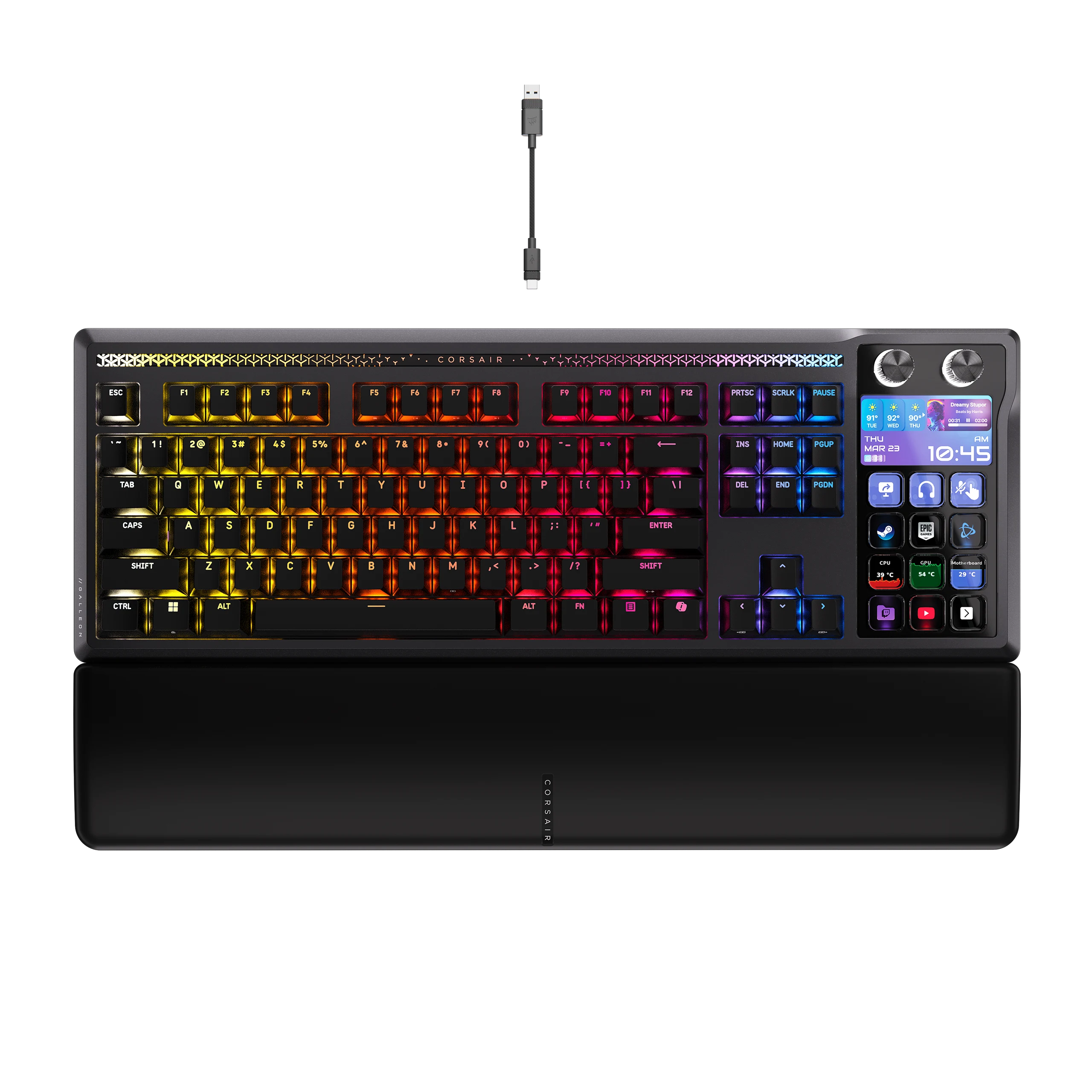 GALLEON 100 SD Stream Deck-Integrated Mechanical Keyboard