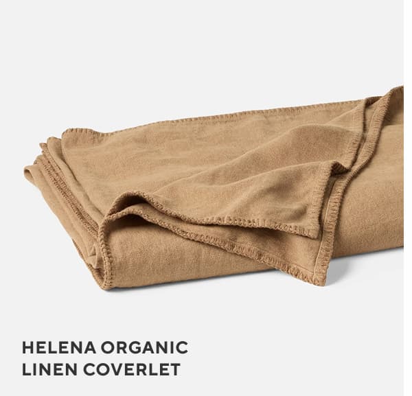 Helena Organic Linen Coverlet