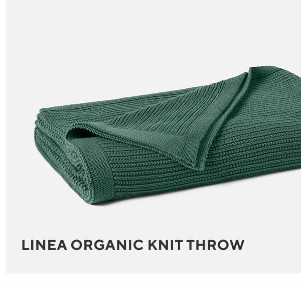 Linea Organic Knit Throw
