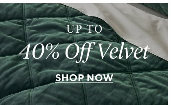 Up to 40% Off Velvet