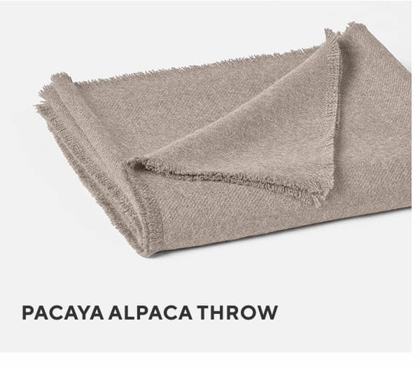 Pacaya Alpaca Throw