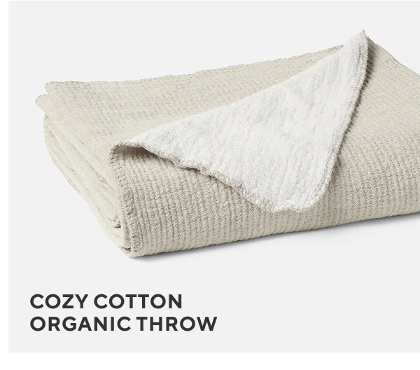 Cozy Cotton Organic Throw