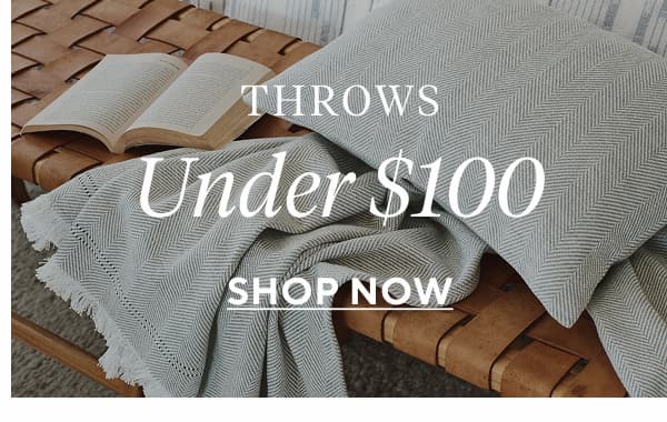 Throws Under $100 Shop Now