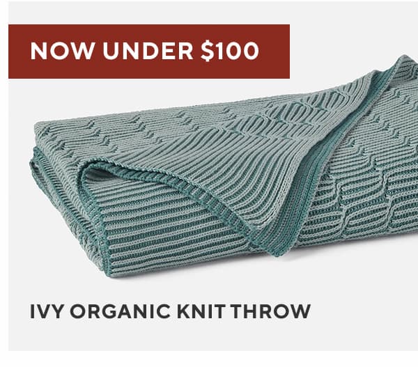 Ivy Organic Knit Throw