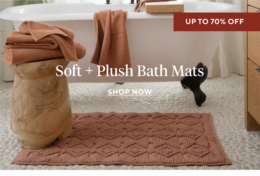 Soft + Plush Bath Mats Shop Now