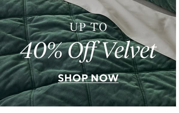 Up to 40% Off Velvet