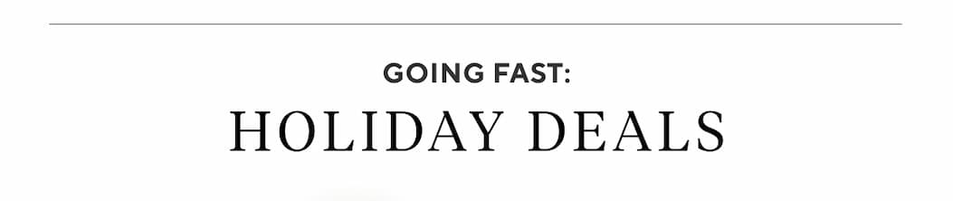 Going Fast: Holiday Deals