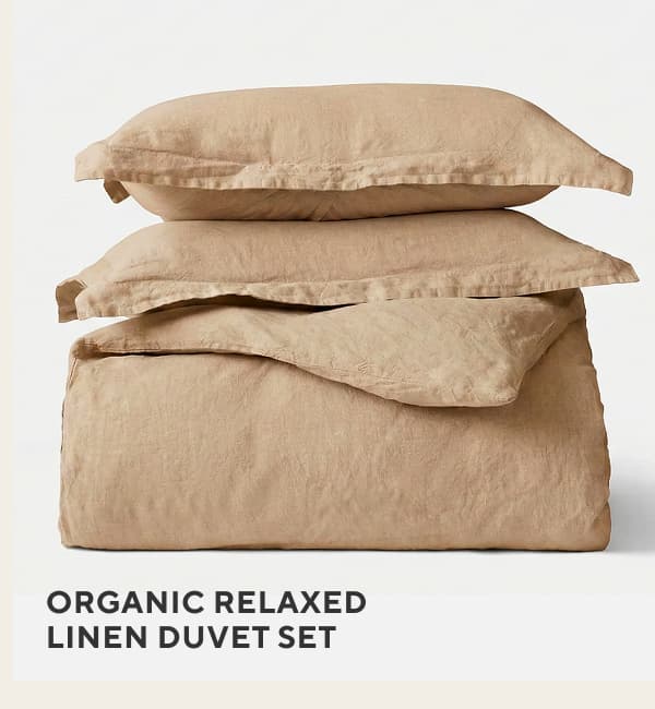 Organic Relaxed Linen Duvet Set
