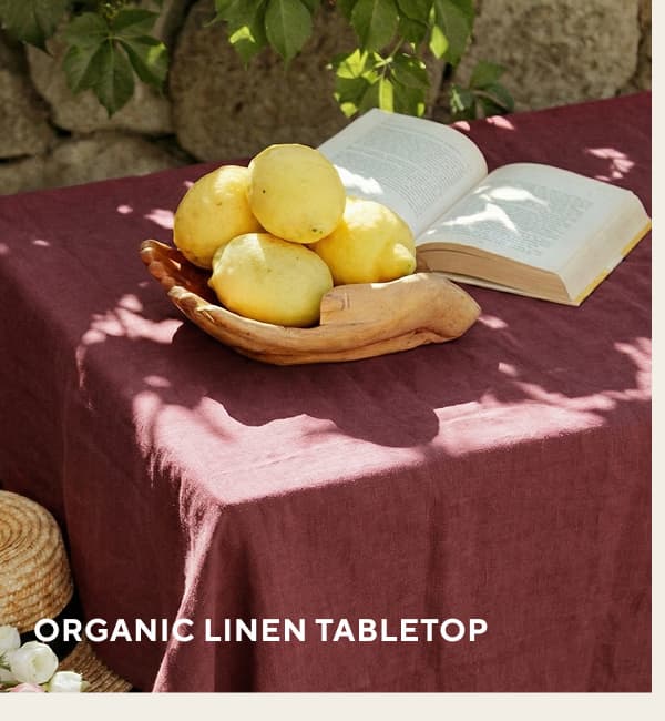 Organic Linen Tabletop