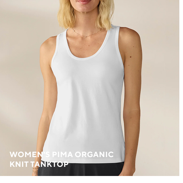 Women's Pima Organic Knit Tanktop