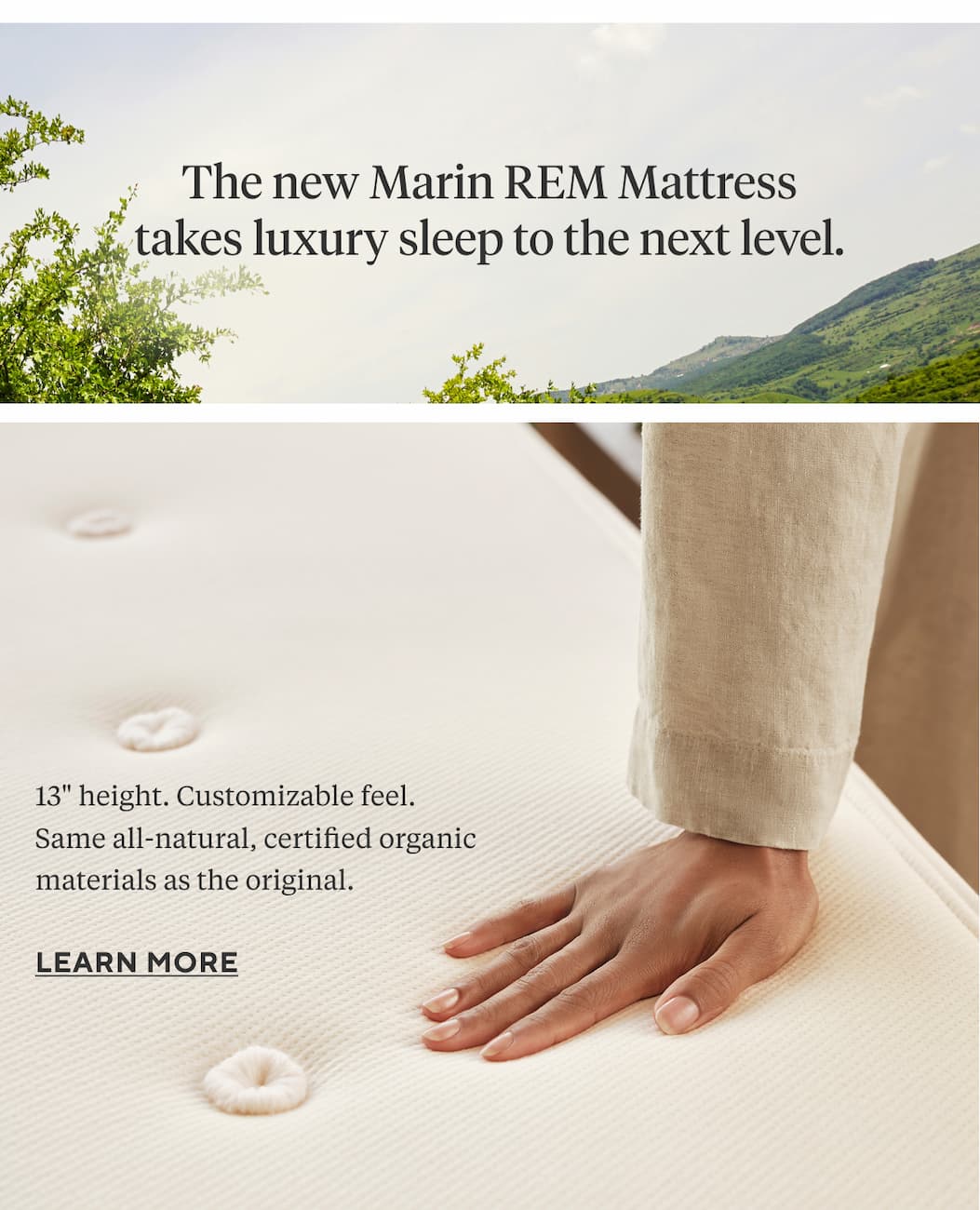 The new Marin REM Mattress takes luxury sleep to the next level. 