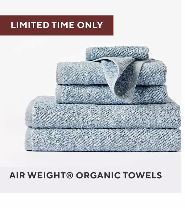 Air Weight Organic Towels