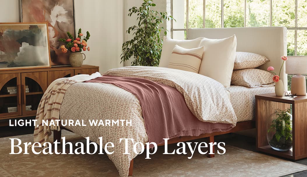 Light, Natural Warmth Breathable Top Layers