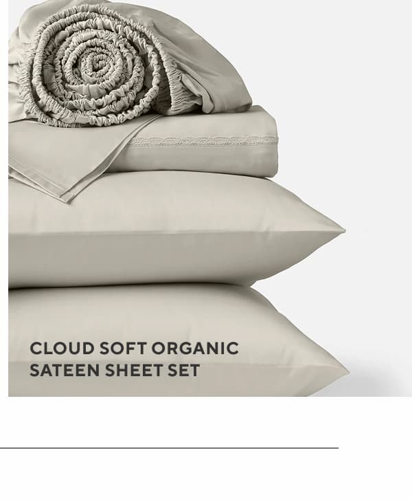 Cloud Soft Organic Sateen Sheet Set