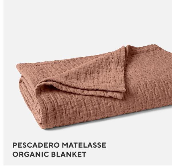 Pescadero Matelasse Organic Blanket