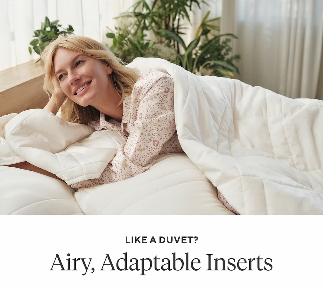 Like a duvet? Airy, adaptable inserts