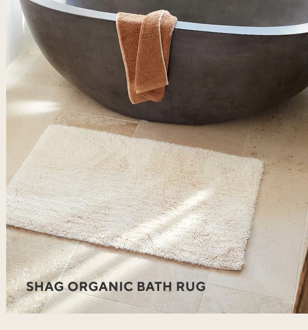 Shag Organic Bath Rug