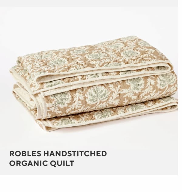 Robles Handstitched Organic Quilt