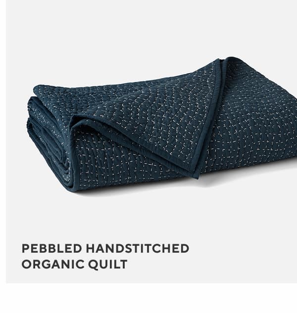 Pebbled Handstitched Organic Quilt