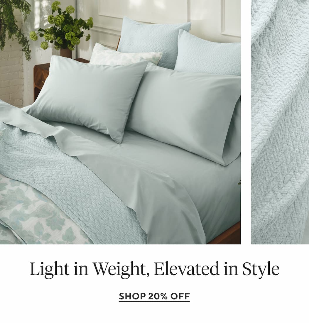 Light in Weight, Elevated in Style Shop 20% Off