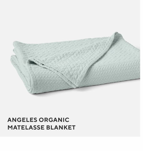 Angeles Organic Matelasse Blanket
