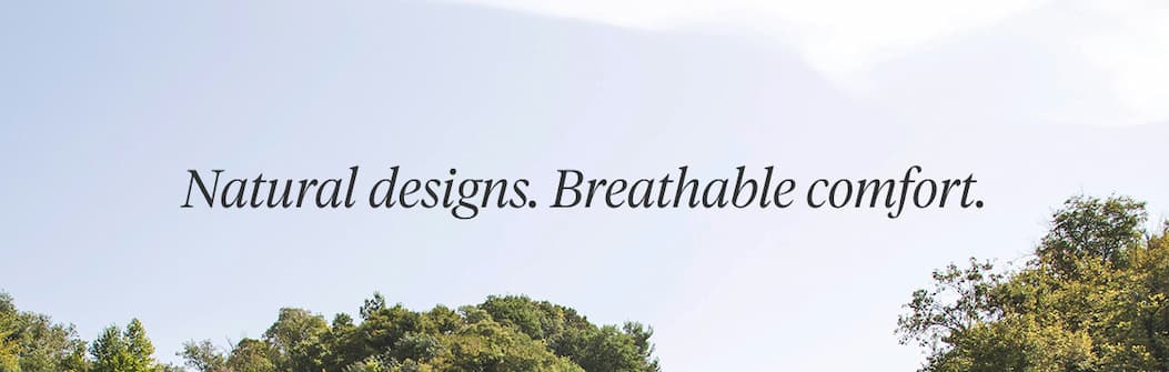 Natural fibers deliver breathable comfort, ideal for warm sleepers and seasons