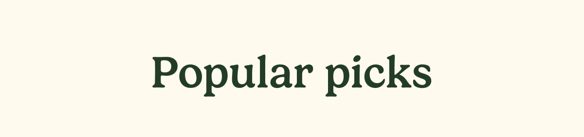 Popular picks