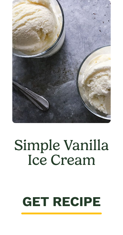 Simple Vanilla Ice Cream | GET RECIPE