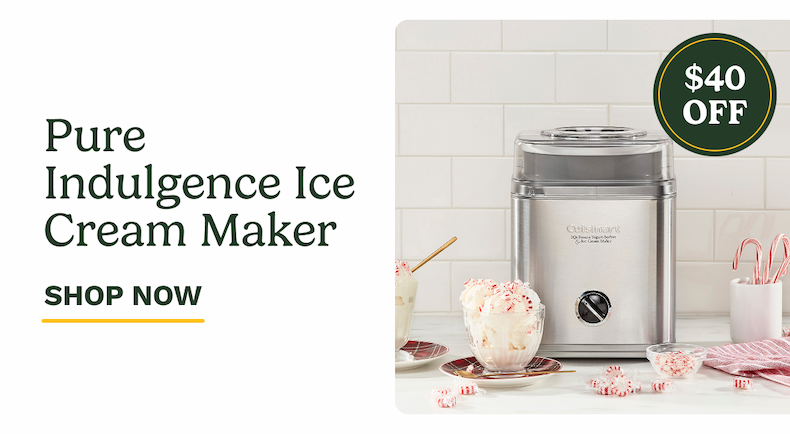 Pure Indulgence Ice Cream Maker $40 OFF SHOP NOW