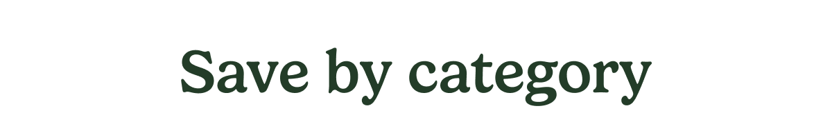 Save by category