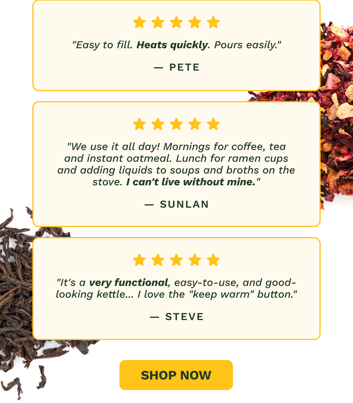 Over 1600+ 5 Star Reviews | SHOP NOW