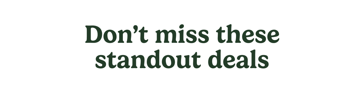Don't miss these standout deals