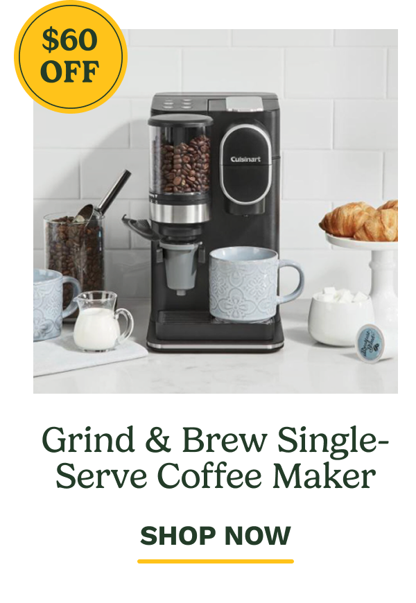 Grind & Brew Single-Serve Coffee Maker