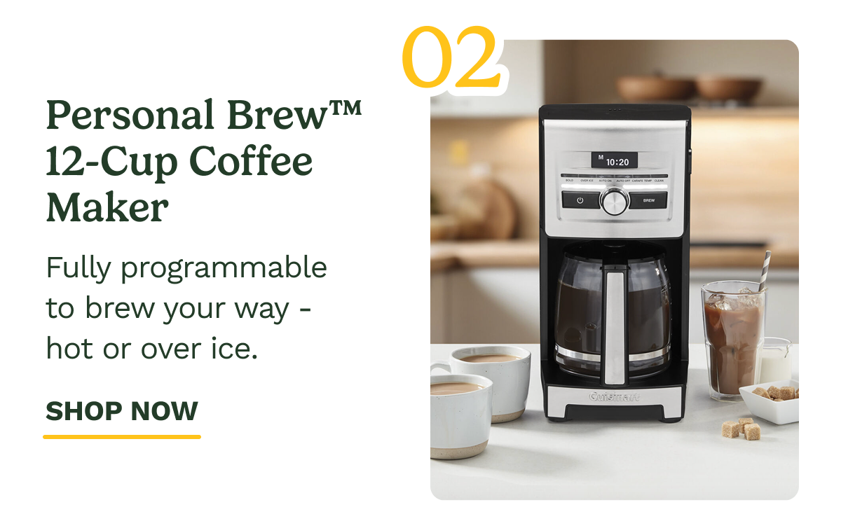 Personal Brew 12-Cup Coffee Maker | SHOP NOW
