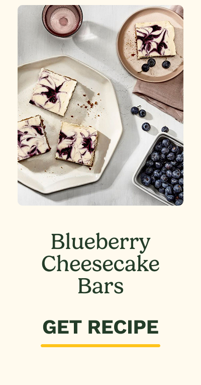 Blueberry Cheesecake Bars