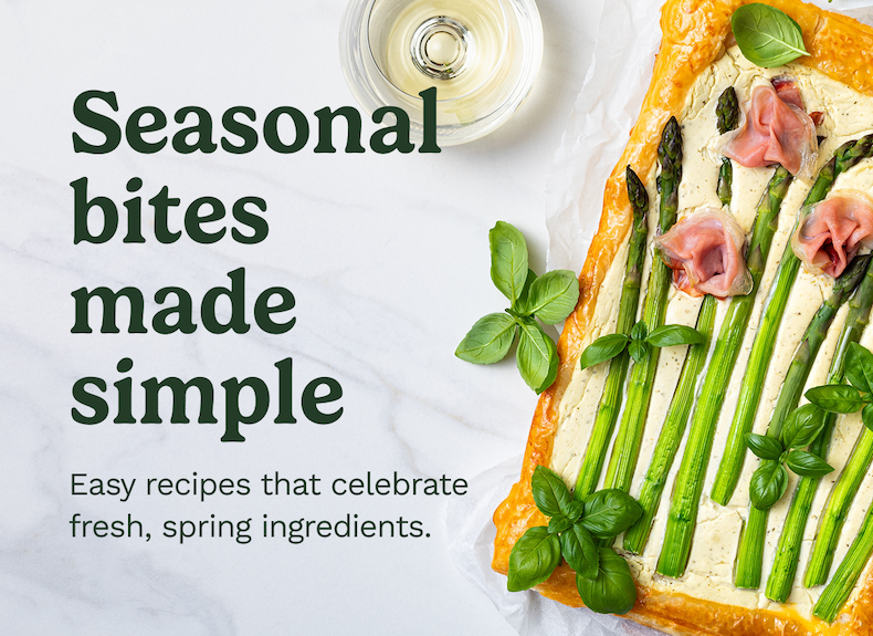 Seasonal bites made simple | Easy recipes that celebrate fresh, spring ingredients 