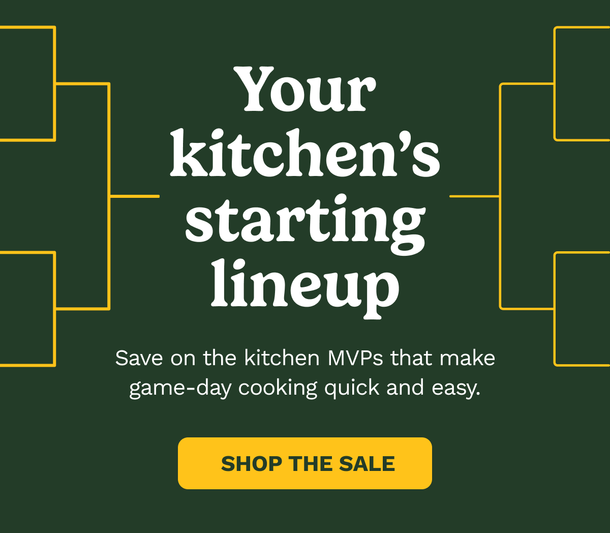 Your kitchen's starting lineup | SHOP THE SALE