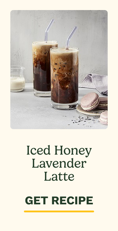 Iced Honey Lavender Latte GET RECIPE
