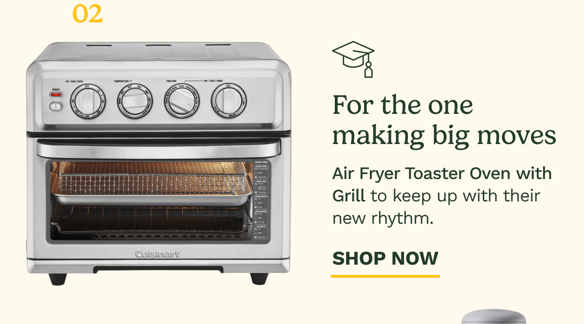 For the one making big moves | Air Fryer Toaster Oven with Grill