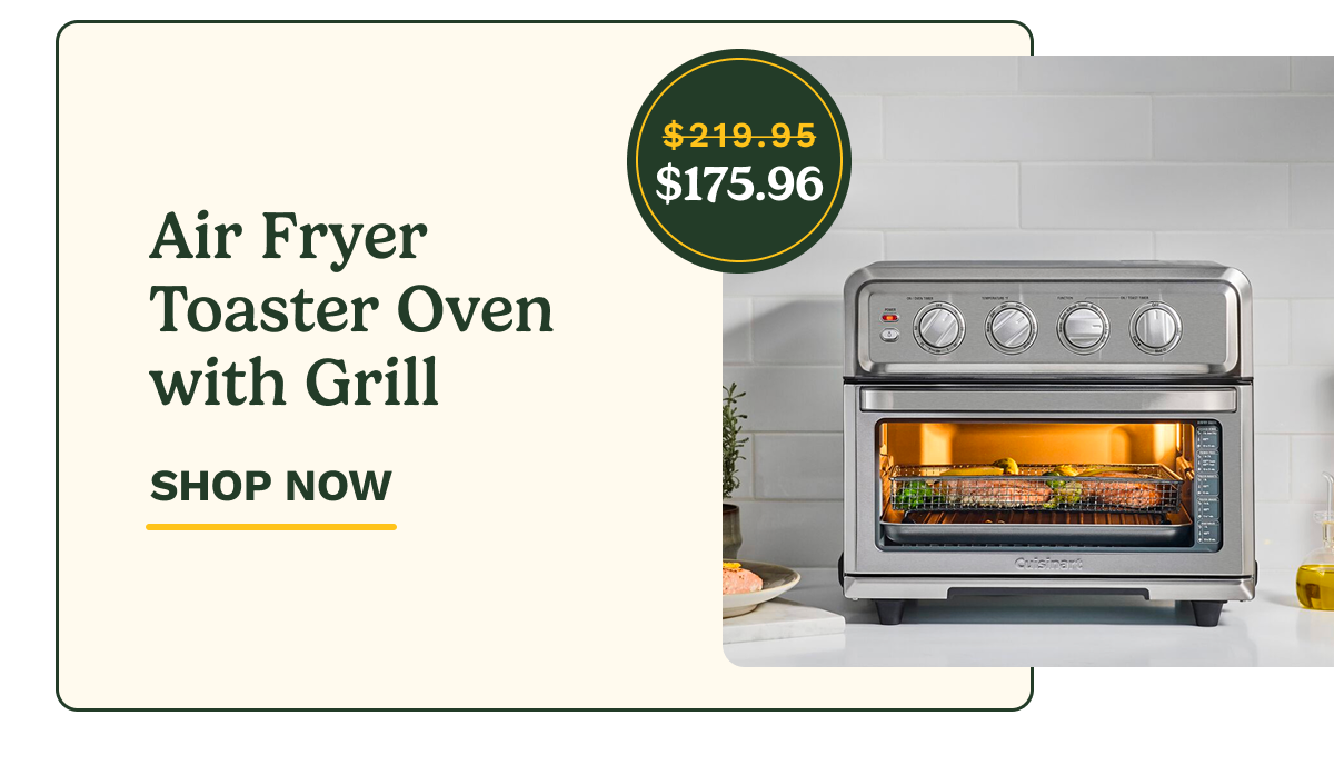Air Fryer Toaster Oven with Grill SHOP NOW