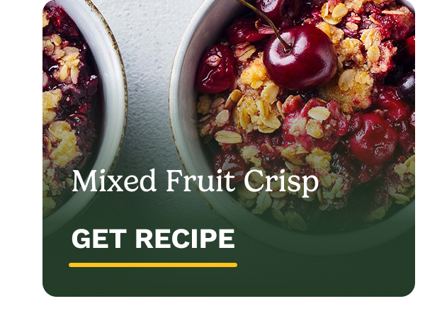 Mixed Fruit Crisp
