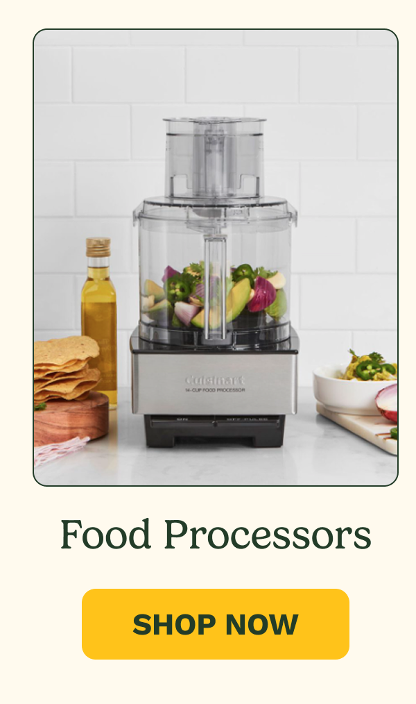 Food Processors SHOP NOW